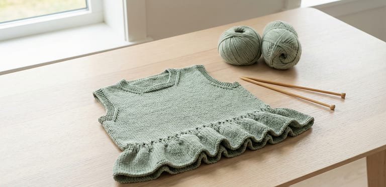 Görenler Hazır Sanıyor! 2026’nın En Popüler “Prenses Model” Bebek Yeleği: Adım Adım Yapılışı ve Püf Noktaları Gemini Generated Image de557lde557lde55 scaled