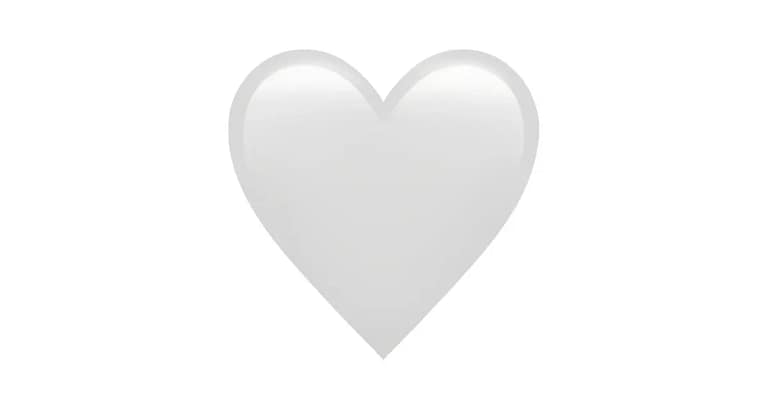 Beyaz Kalp Anlamı Nedir? Beyaz Kalp Emojisi Ne Anlama Gelir, Neyi İfade Eder? beyaz kalp jpg