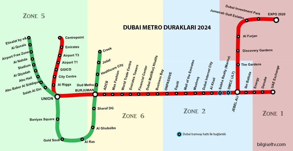 Dubai Metro Durakları Haritası 2025: Dubai Metrosu Saatleri Neler ve Bilet Fiyatları Ne Kadar? 1 dubaimetro jpg